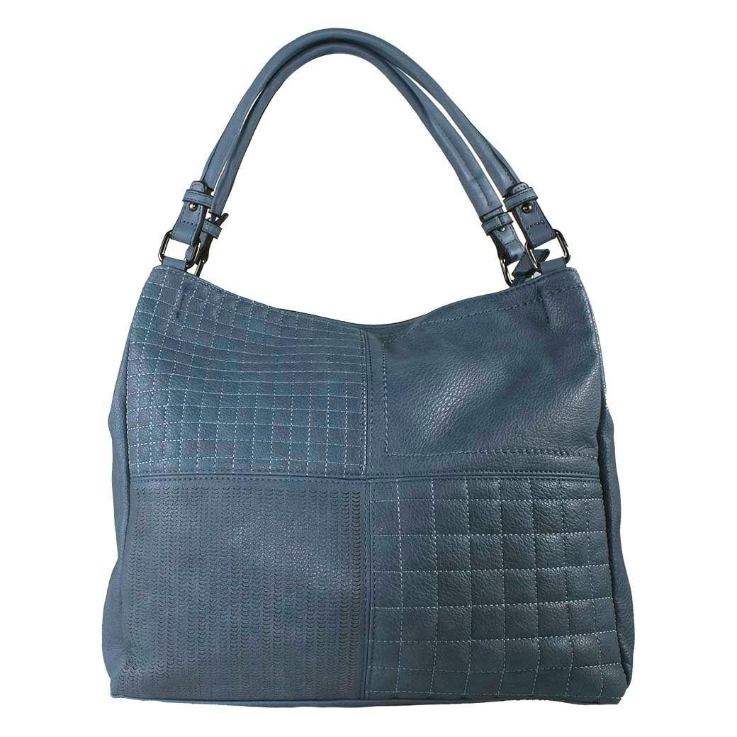 Cartera Patch Coco Celeste-0