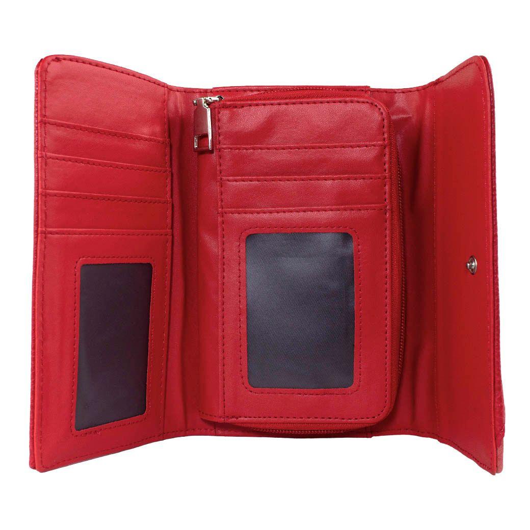 Billetera Patchwork Rojo-3