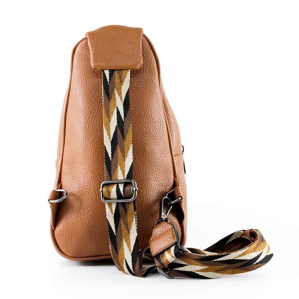 Mochila Ecocuero Poroco 549 Mujer Cafe Mailea-2