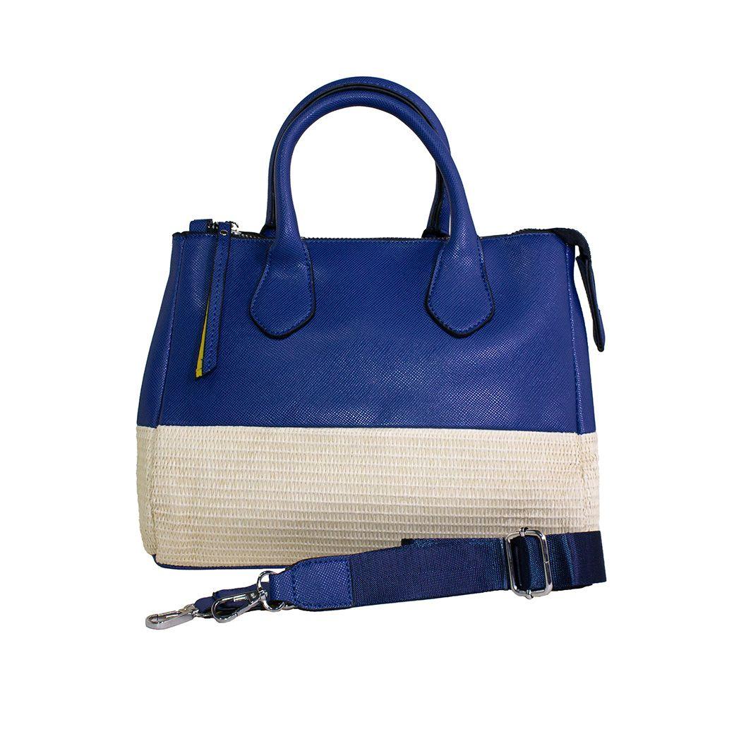 Cartera base yute Azul-0