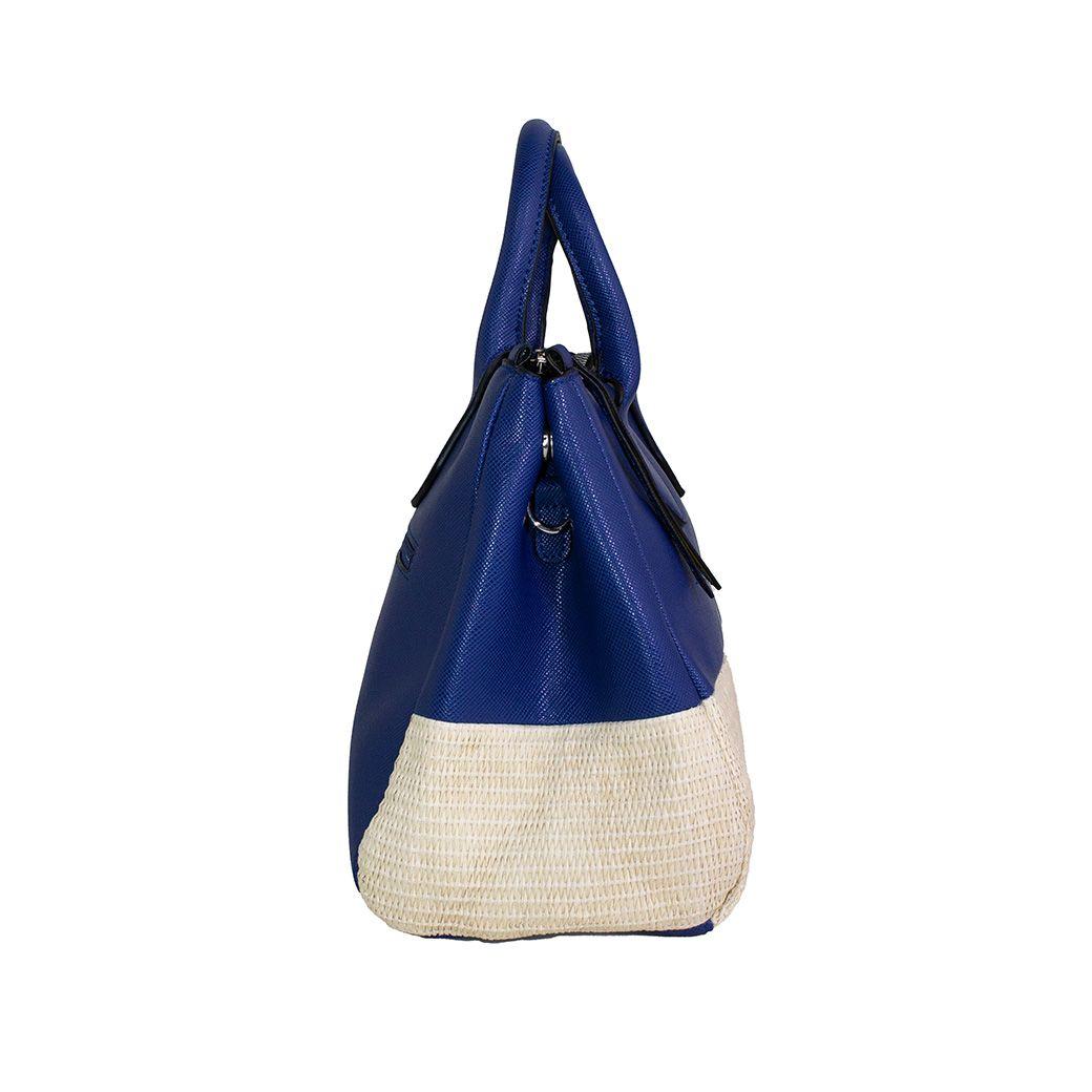 Cartera base yute Azul-2