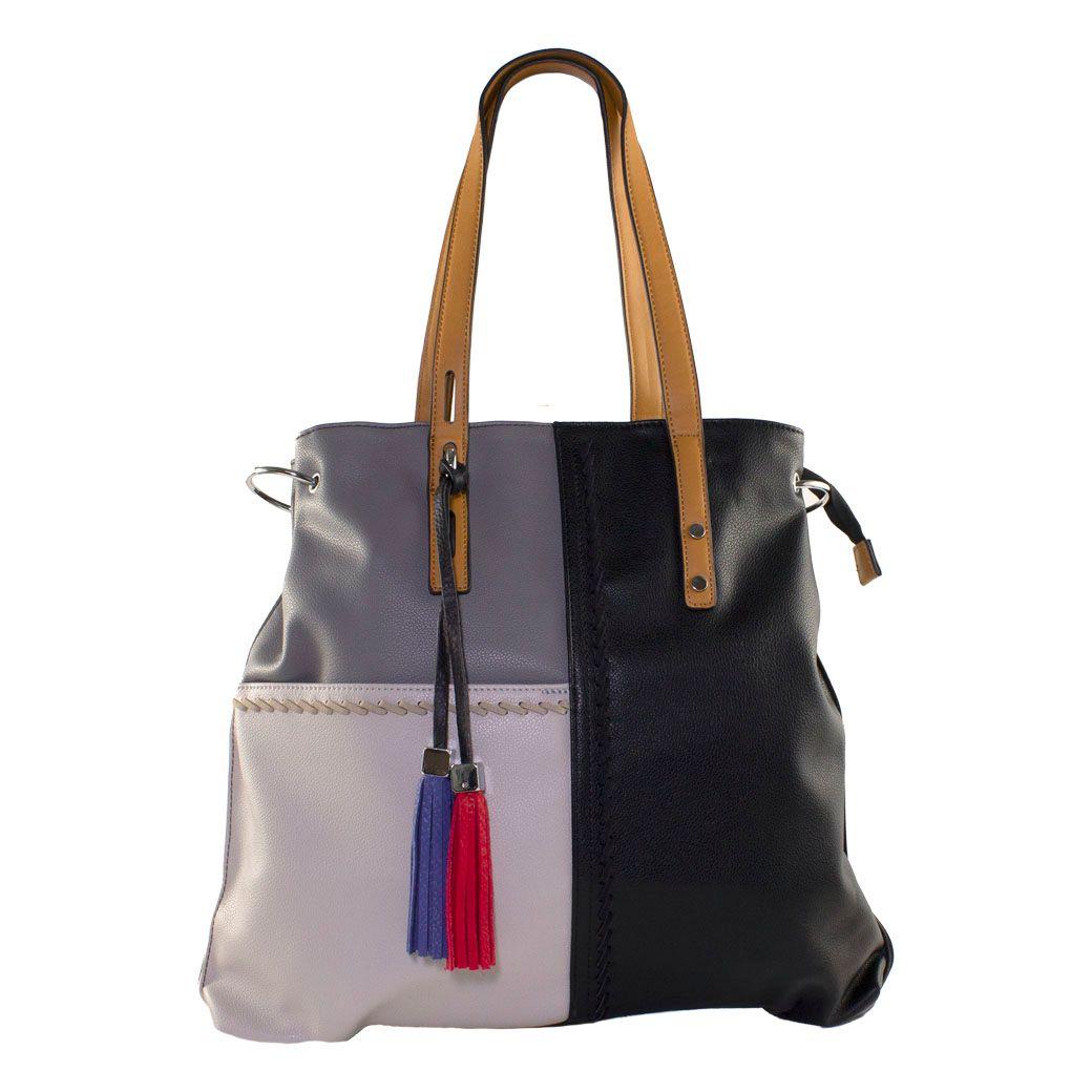 Cartera Patchwork Casquete Negro-0