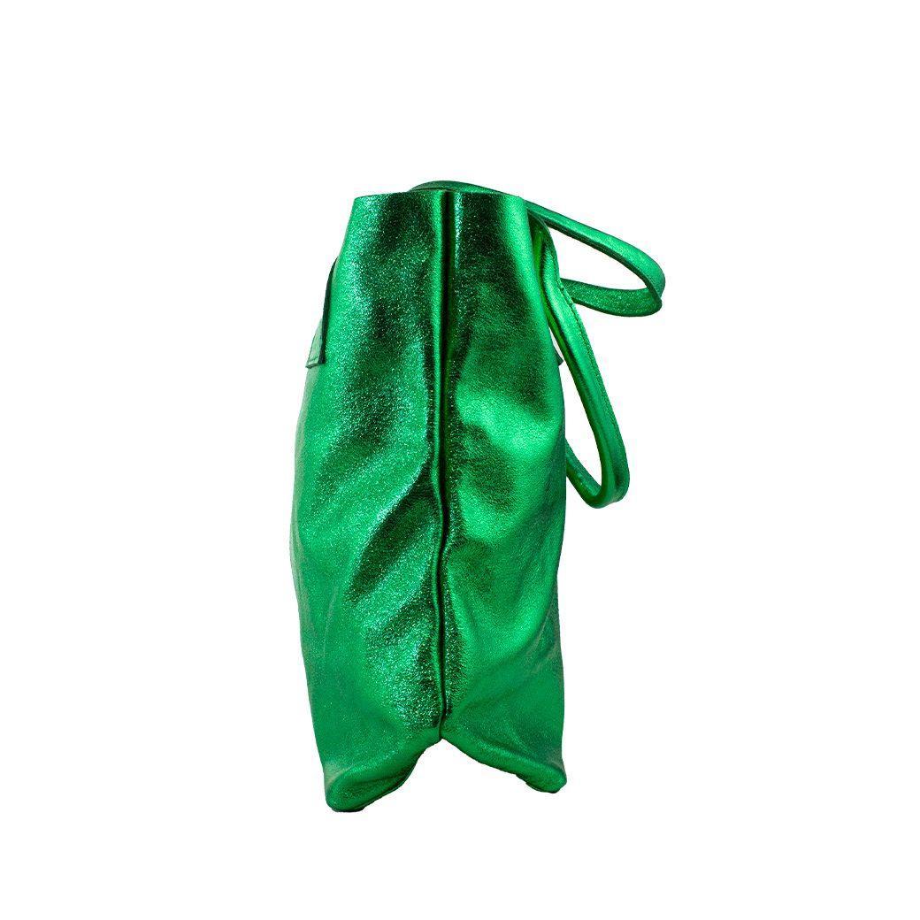 Cartera cuero saca brillo Verde-2