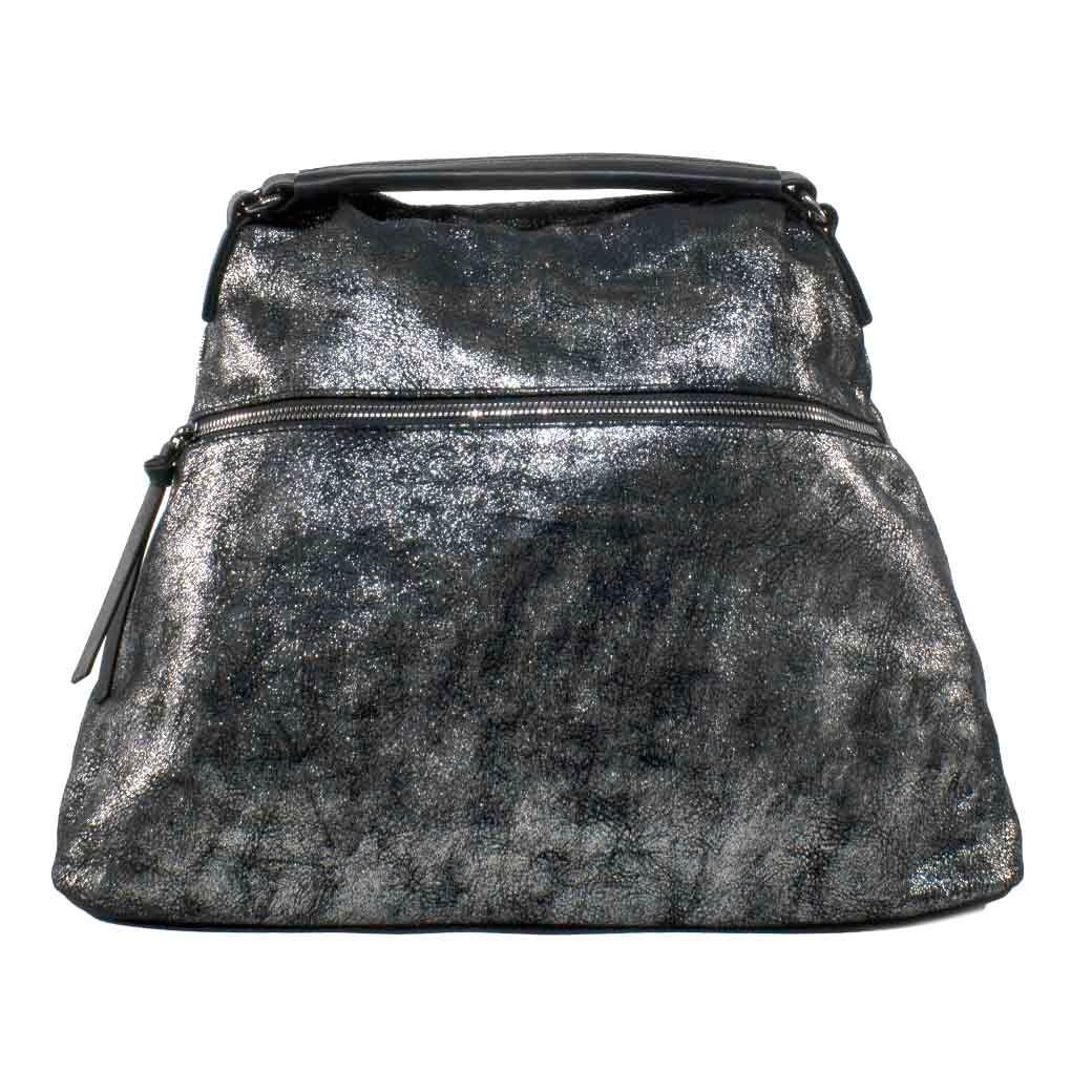 Cartera Grande Metal Cierre Asfalto-0
