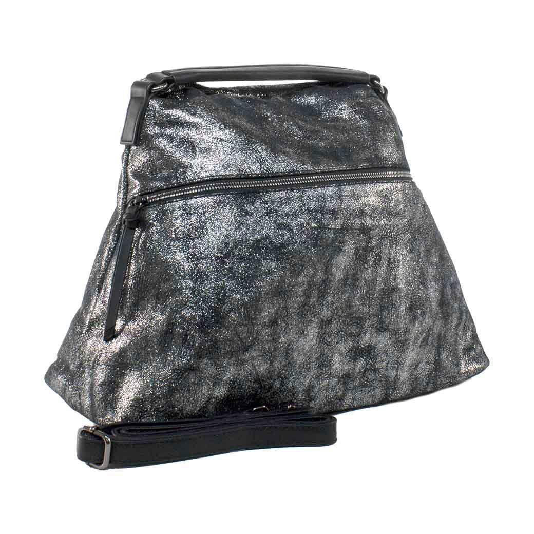 Cartera Grande Metal Cierre Asfalto-1