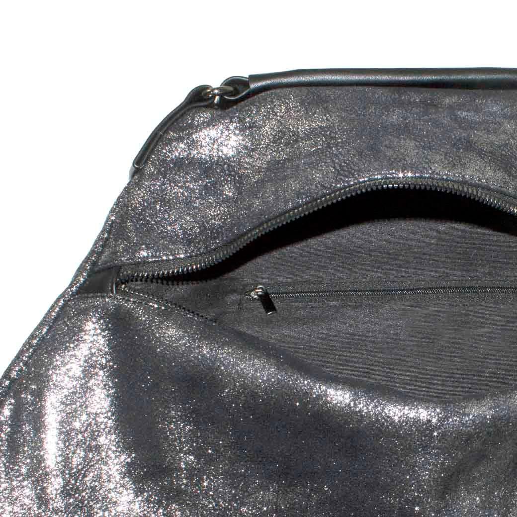 Cartera Grande Metal Cierre Asfalto-3