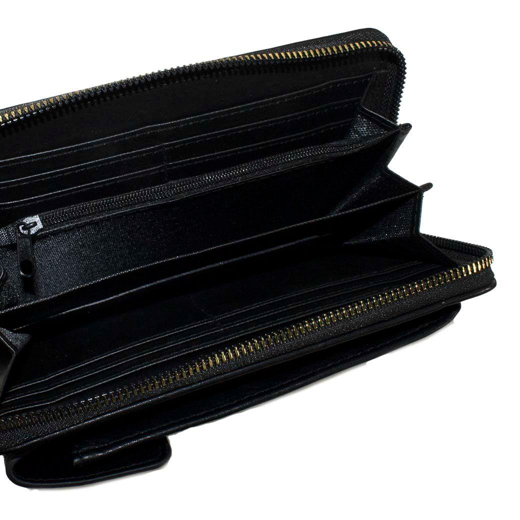 Portacelular liso c/ placa metal Negro-4