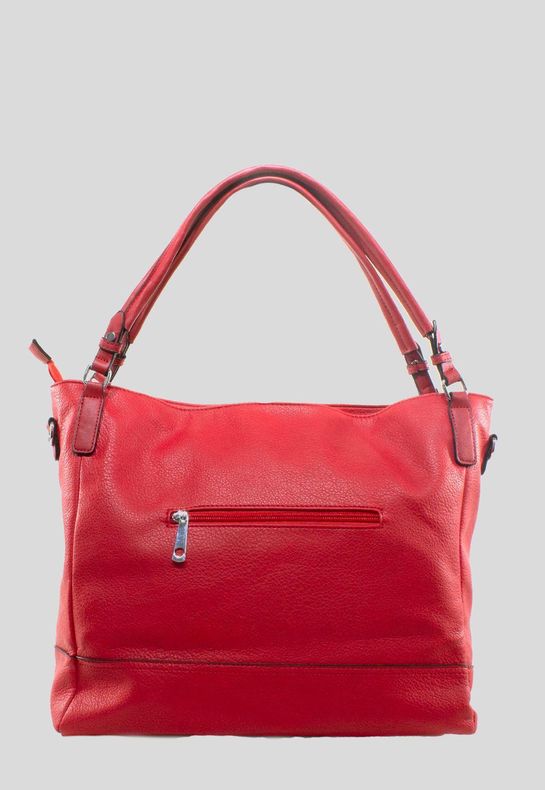 Cartera Con Tubo Forrado Rojo-2