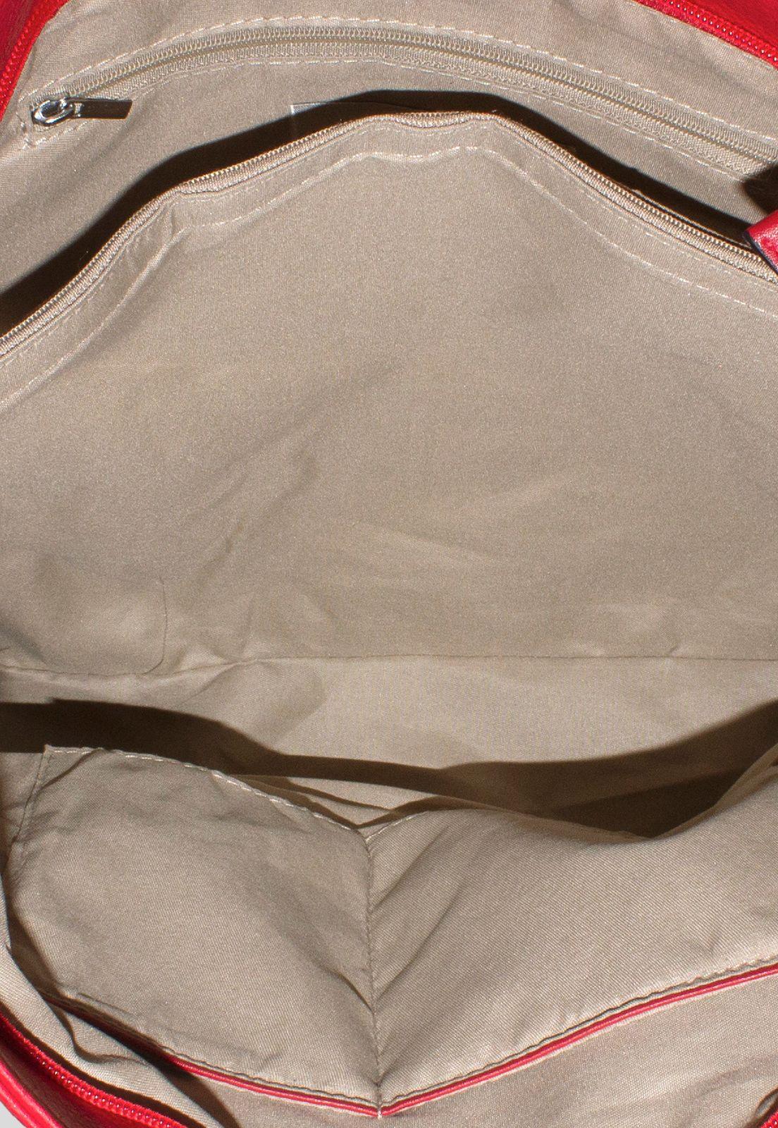 Cartera Con Tubo Forrado Rojo-3