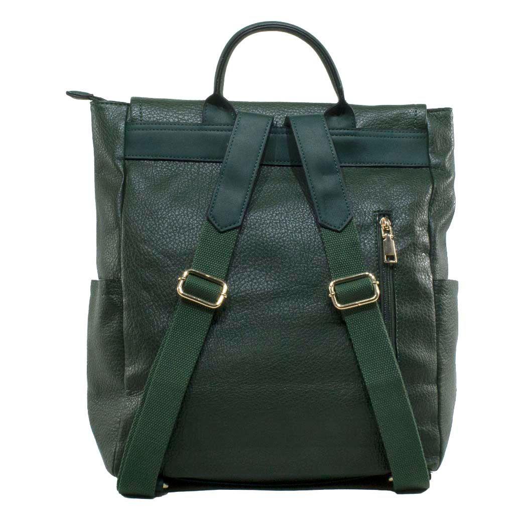 Mochila Grande 2 Pasadores Verde-2