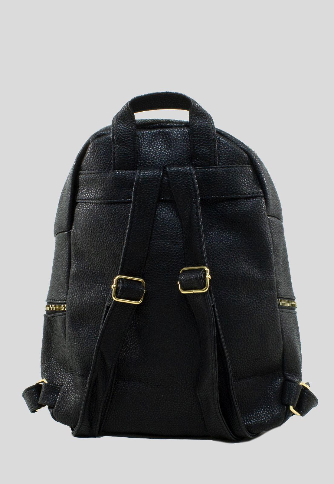 Mochila Bolsillo Rectangular Negro-2