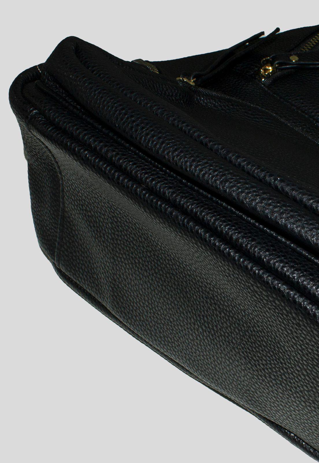 Mochila Bolsillo Rectangular Negro-4