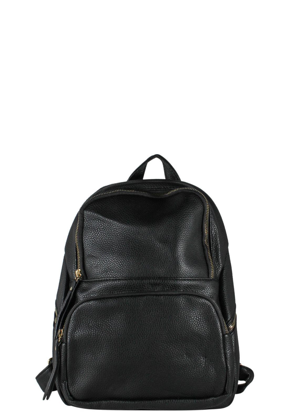 Mochila Bolsillo Rectangular Negro-5