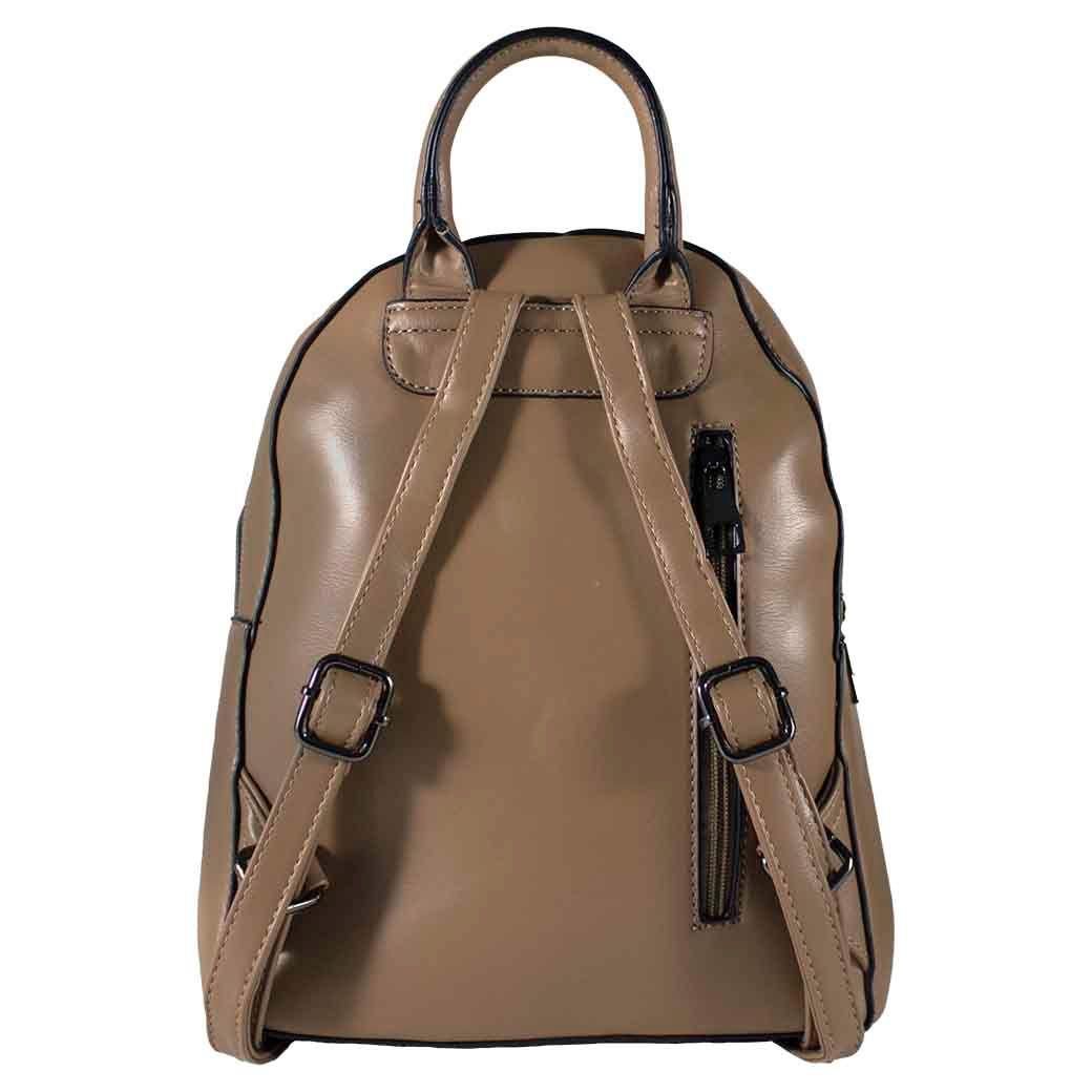 Mochila Rigida 2 Cierres Khaki-2