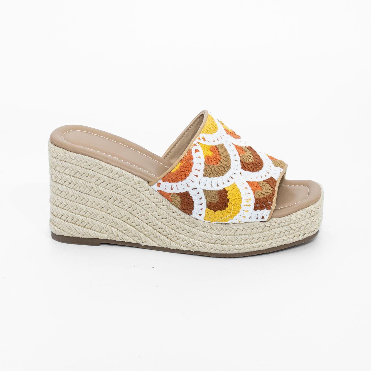 Sandalia Plataforma Olas Beige Mailea-0