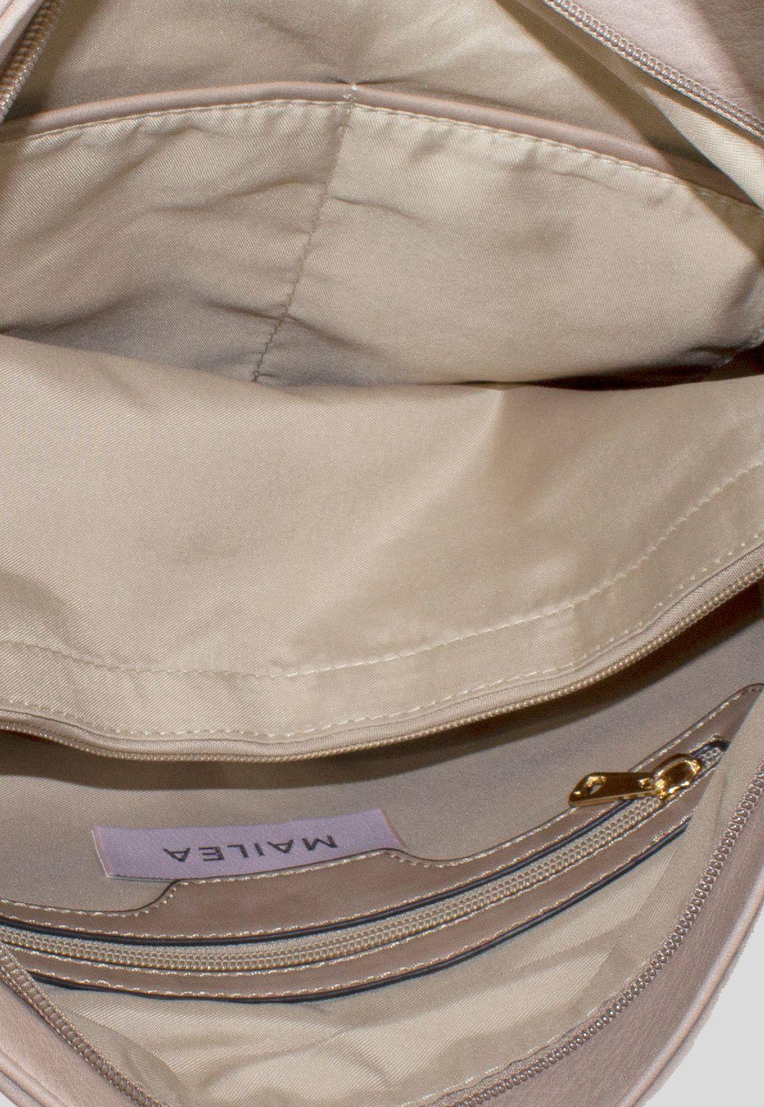 Cartera Clasica Cierre/Horizontal Taupe-3