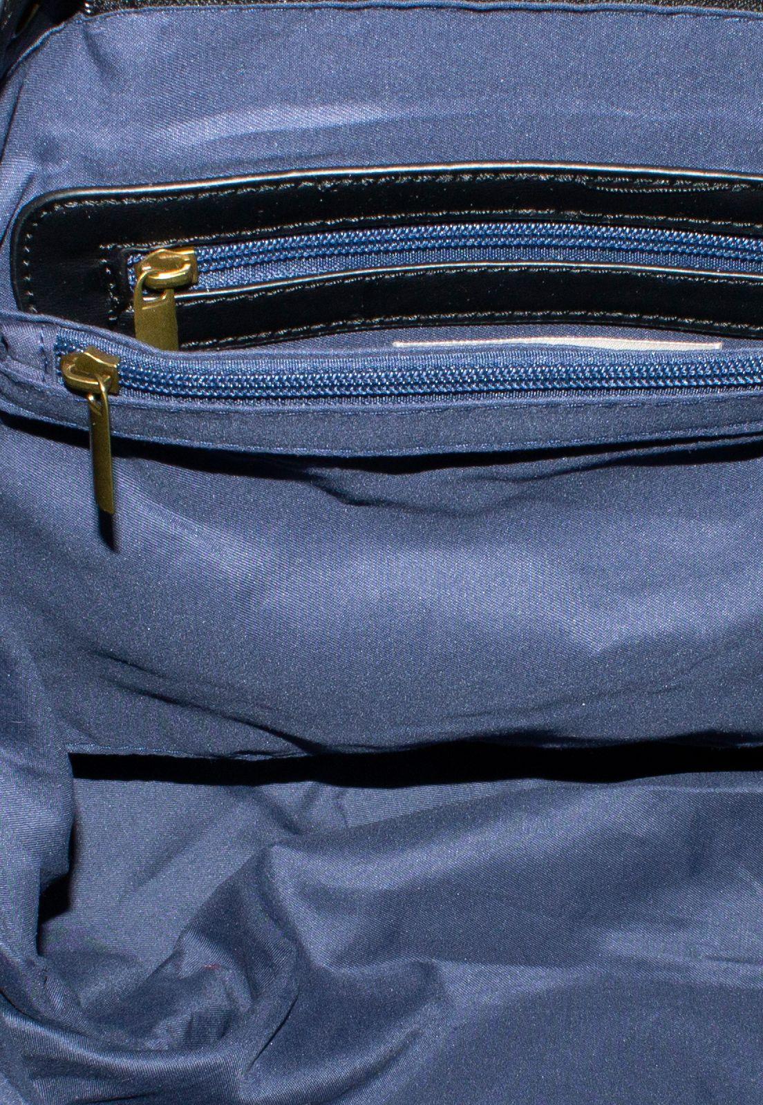Cartera Grande 2 Cierres Negro-3