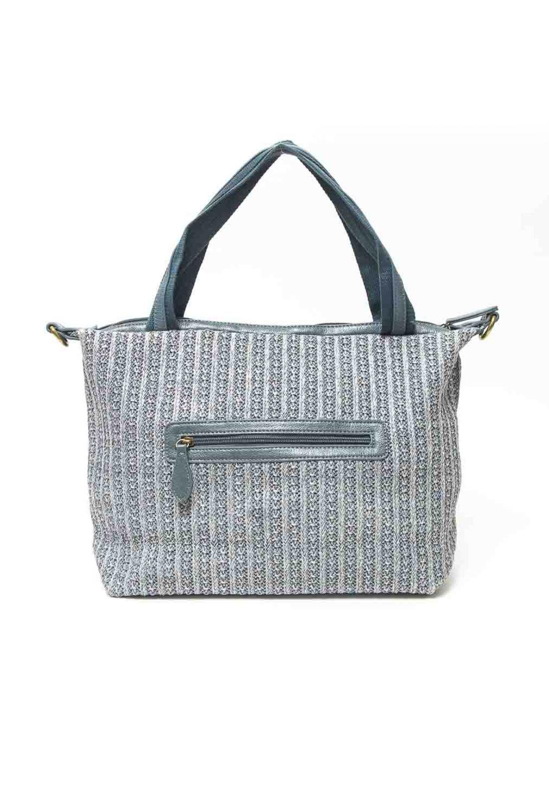Cartera Rafia con Esquineras Petroleo-2