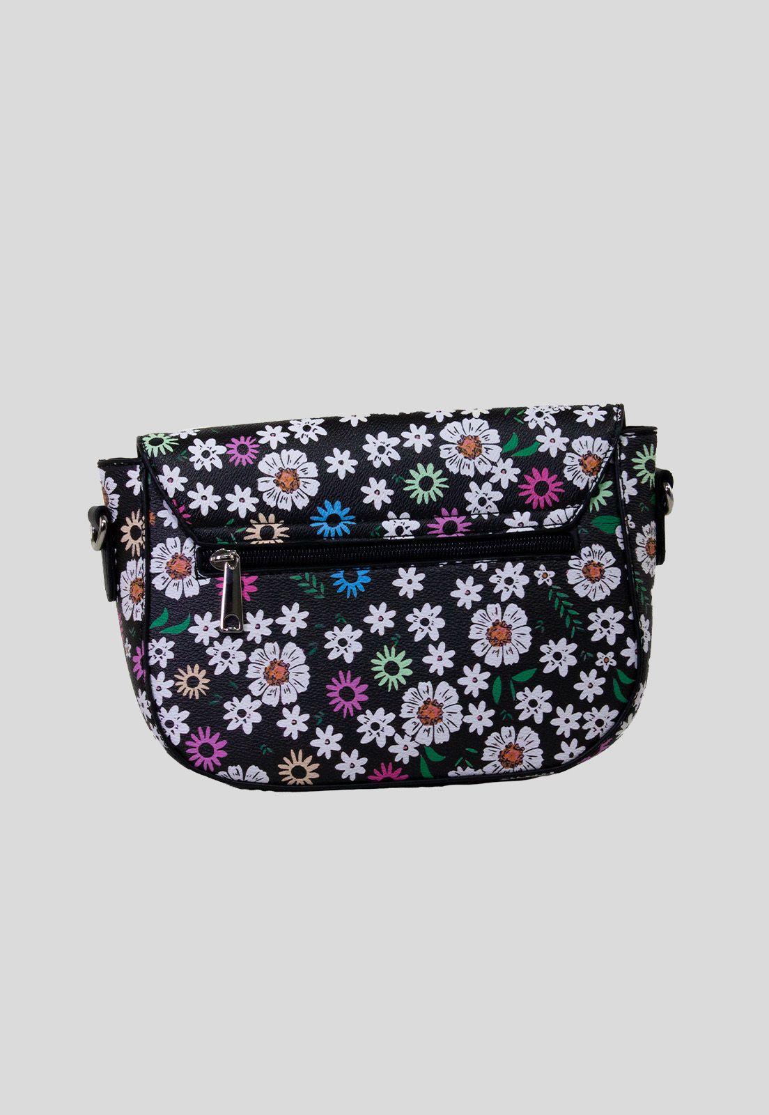Bandolera full flores Negro-2