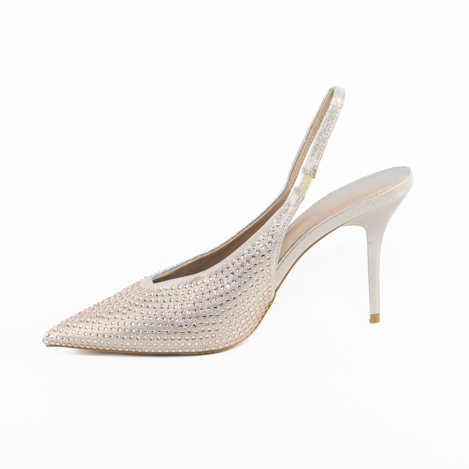 Stiletto abierto full strass Oro-2
