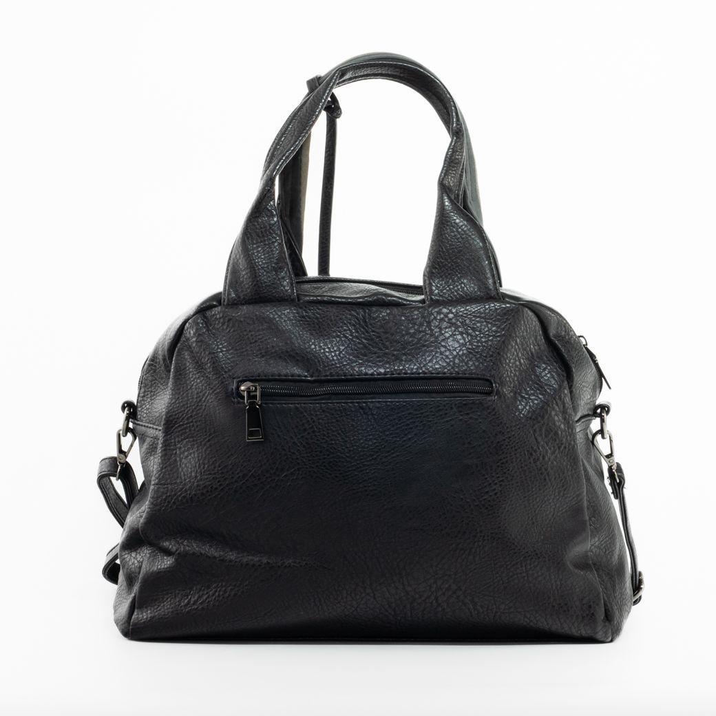 Cartera c/ franjas 3 colores Negro-2