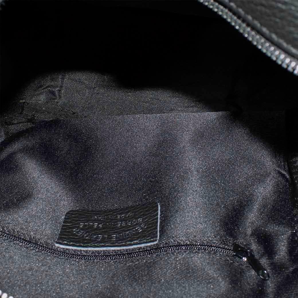 Mochila Cuero Bolsillo Reno Negro-3