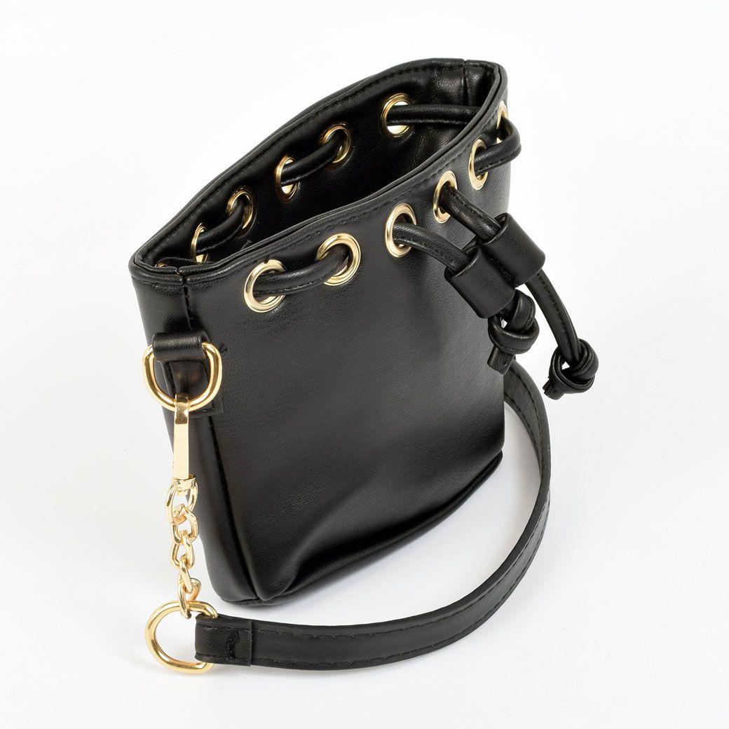 Mini Cartera Saco Negro-1