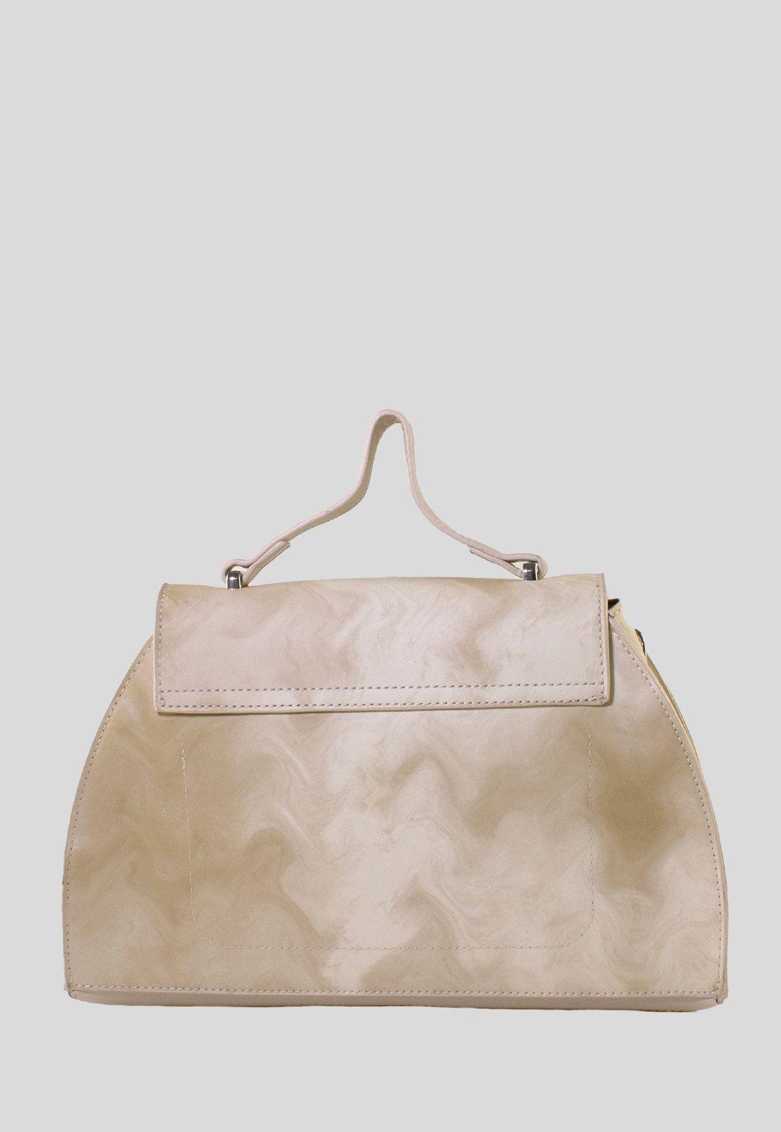 Cartera Rigida Ponseada Beige-2