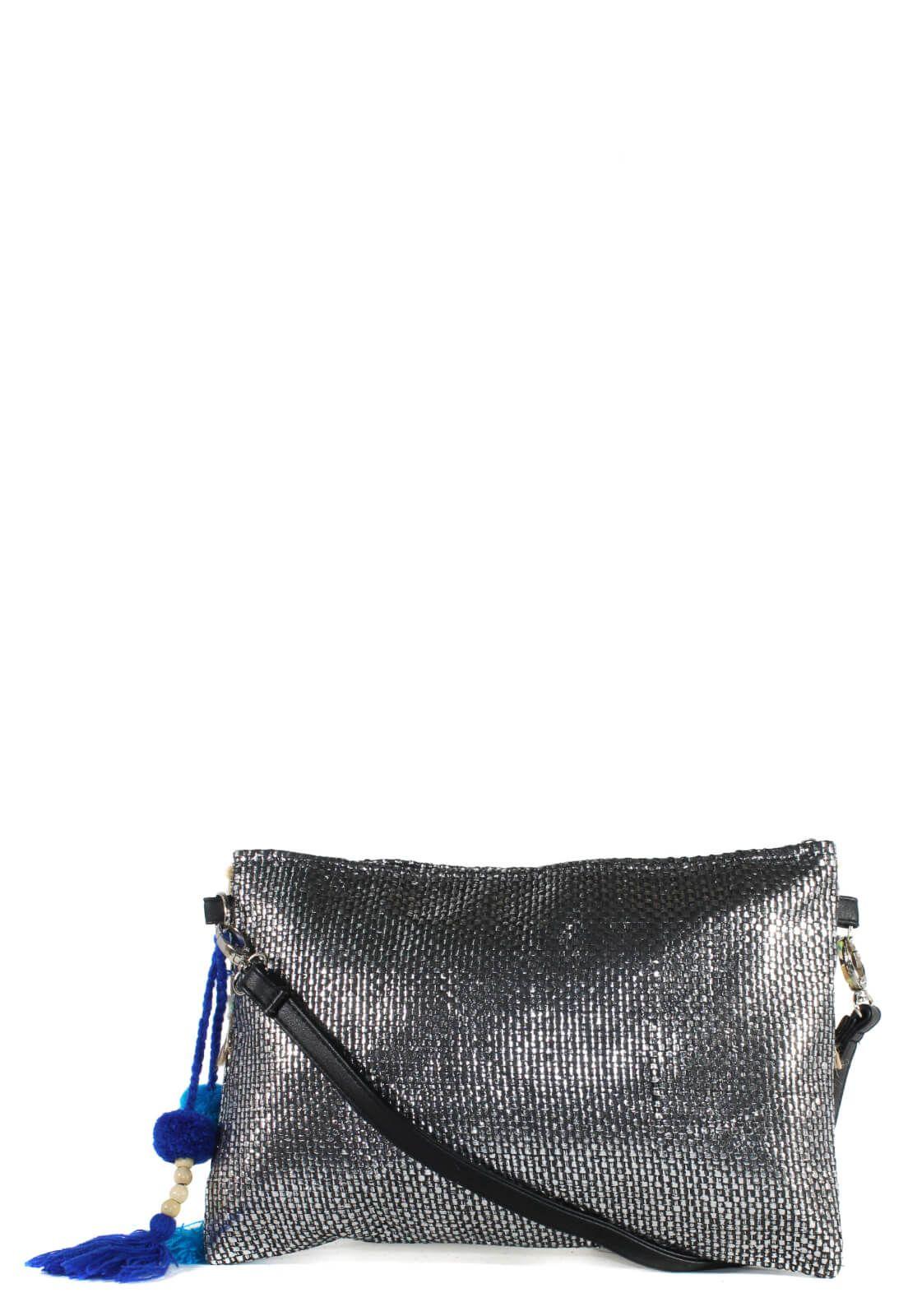 Bandolera Arpillera Negro-6
