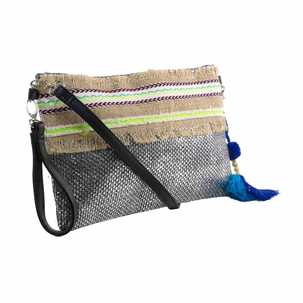 Bandolera Arpillera Negro-1