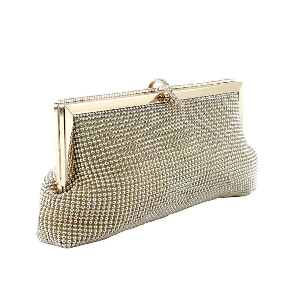 Cartera Malla de Noche Sobre 552 Mujer Dorado Mailea-1