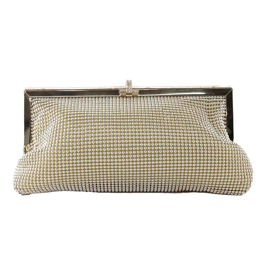 Cartera Malla de Noche Sobre 552 Mujer Dorado Mailea-2