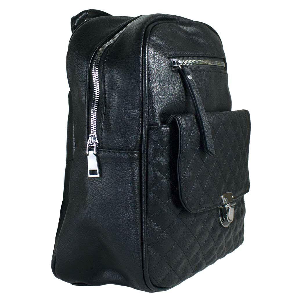 Mochila Bolsillo Clip Negro-1