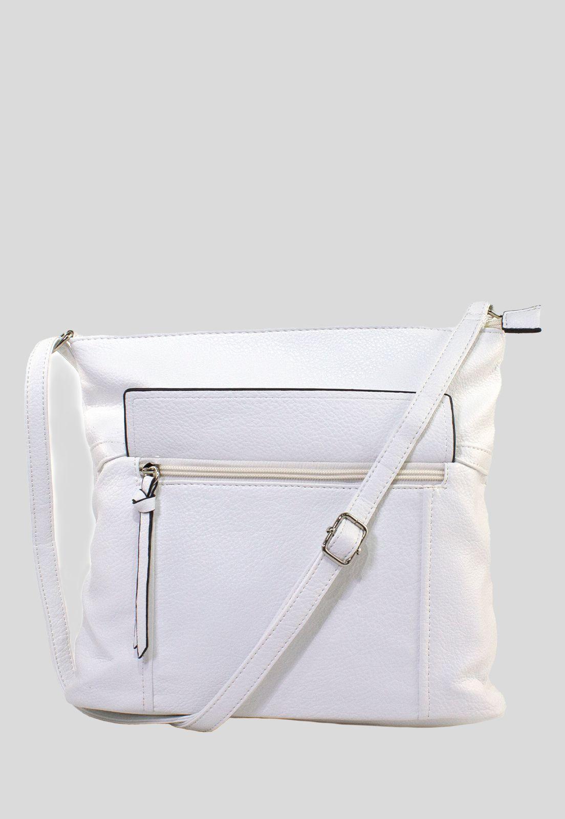 Bandolera Saca C/Cierre Blanco-0