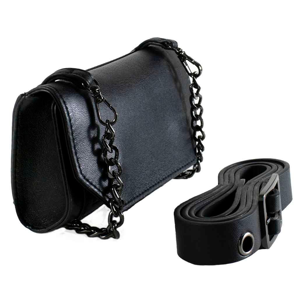 Cinturon Portacelular Liso Negro-1