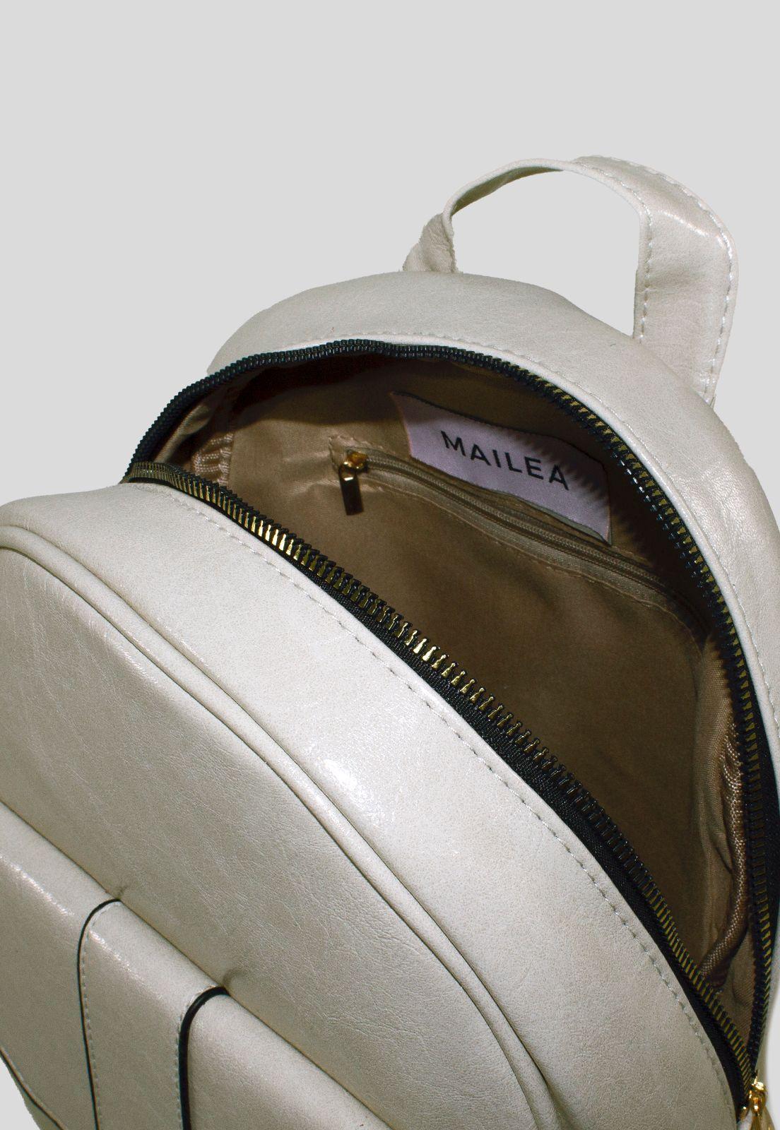 Mochila Bolsillo Metal Beige-3