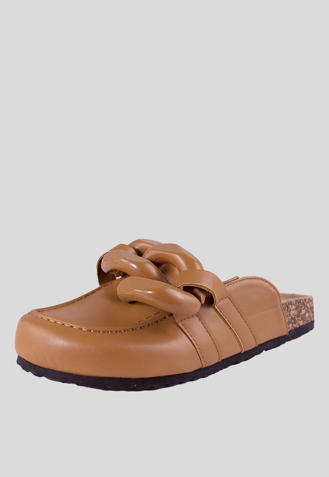 Babucha Cadena Al Tono Camel-0