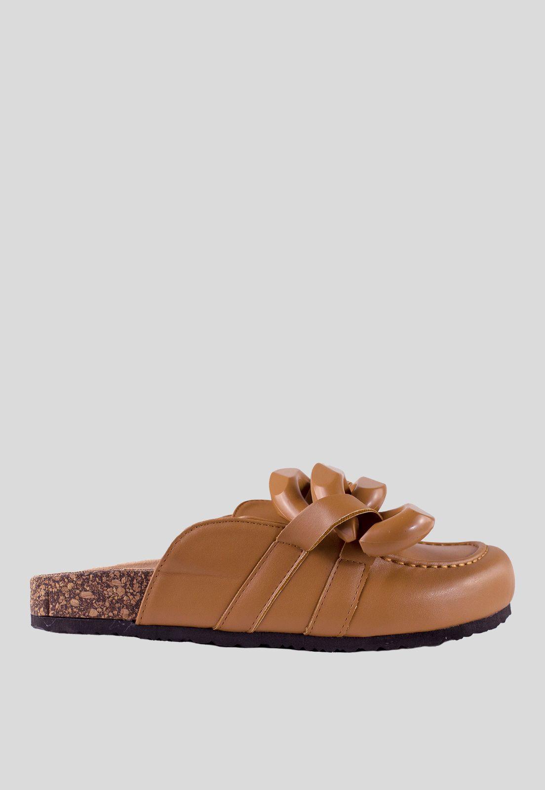 Babucha Cadena Al Tono Camel-1