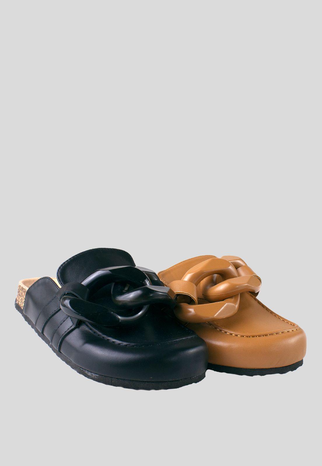 Babucha Cadena Al Tono Camel-3