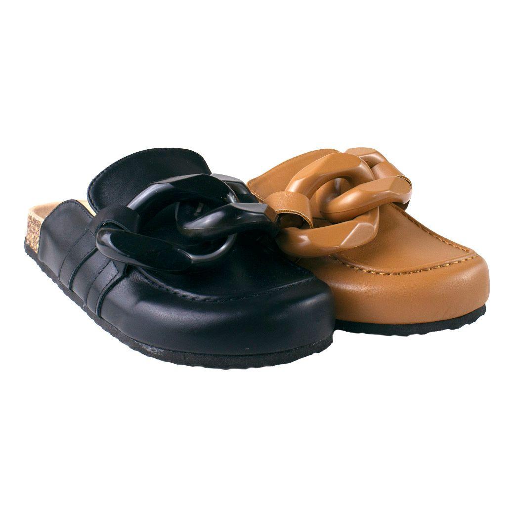 Babucha Cadena Al Tono Camel-3