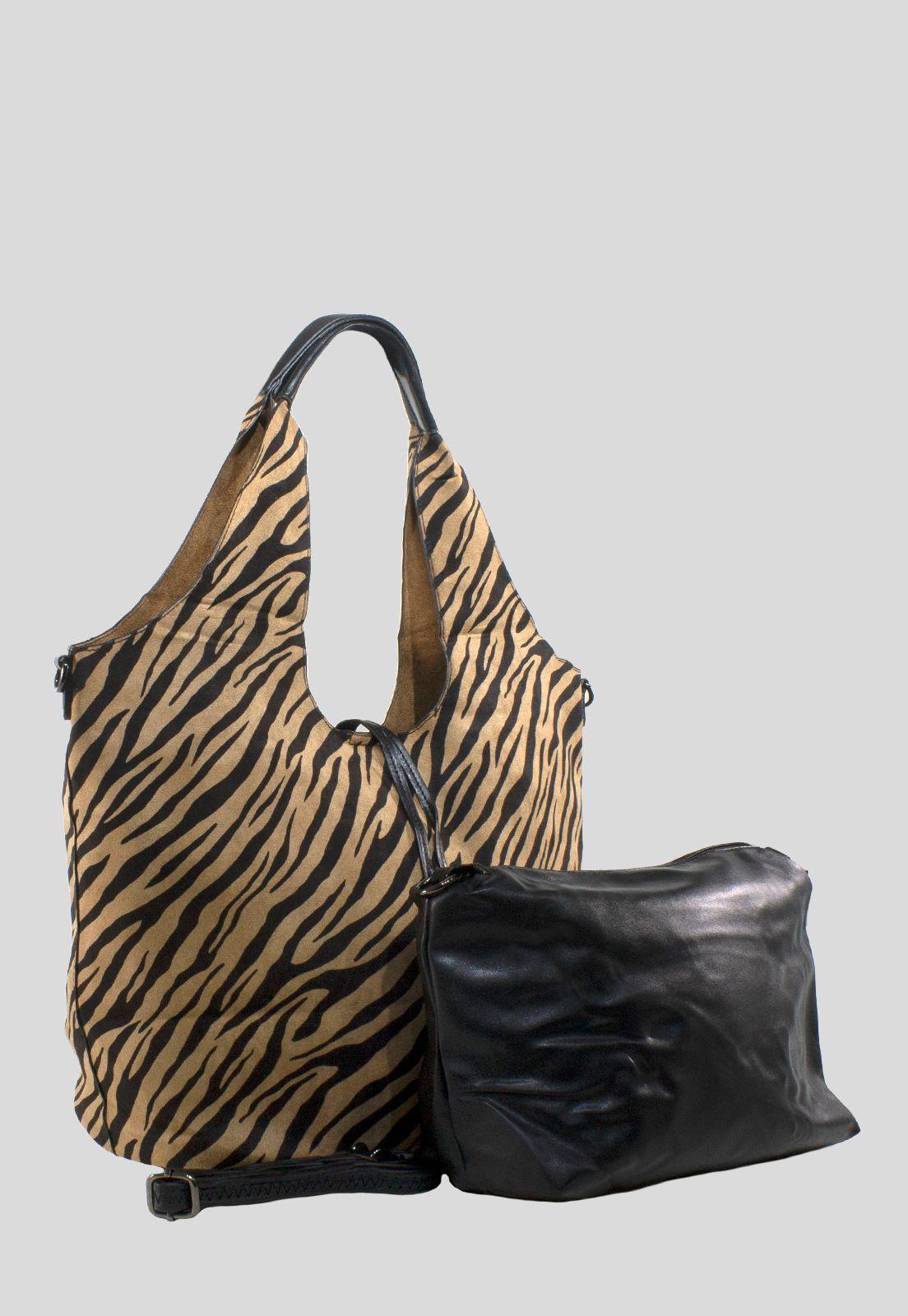 Cartera Grande 2 Manillas Ovales Camel-1