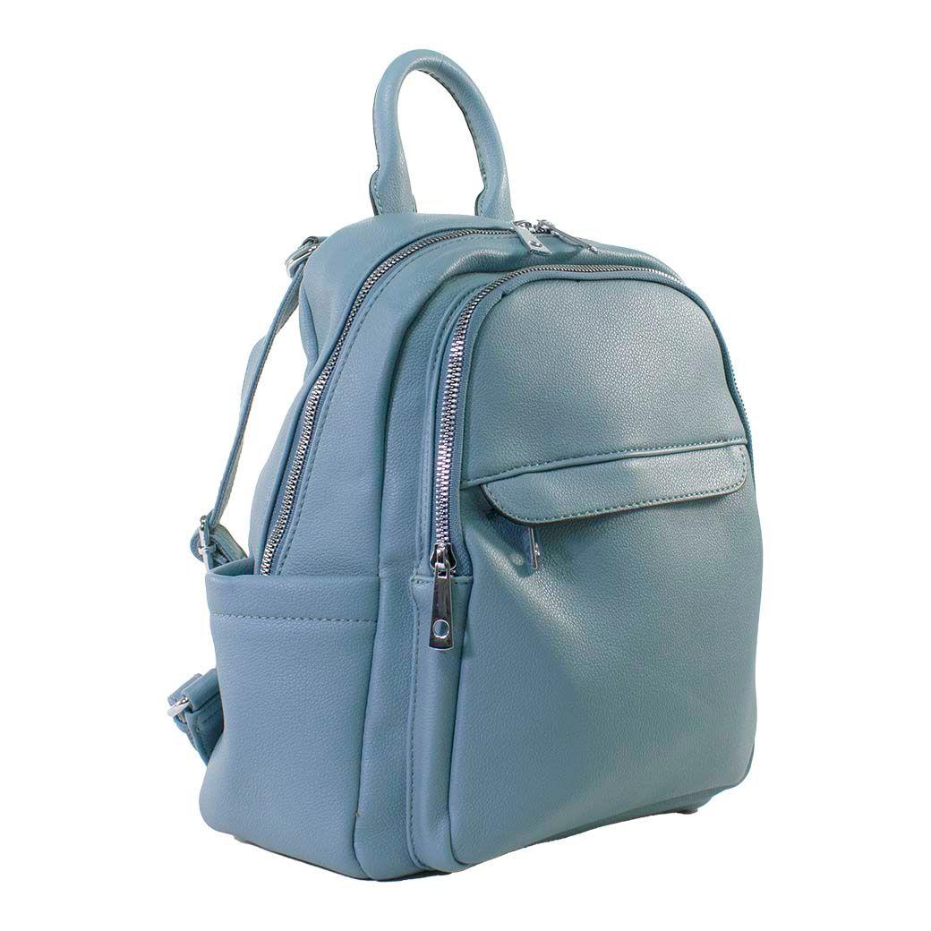 Mochila C/ Chapeta Frontal Celeste-1