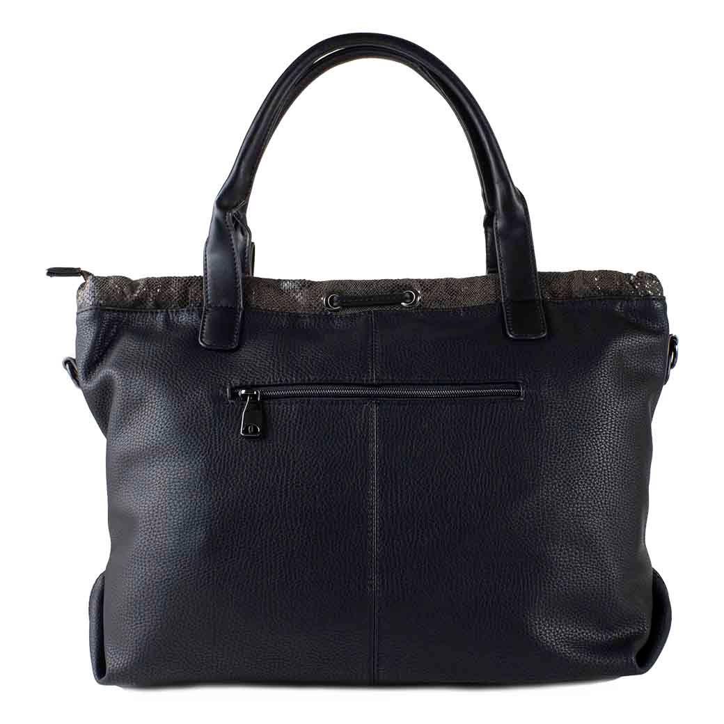 Cartera Vivo Print Piton Negro-2