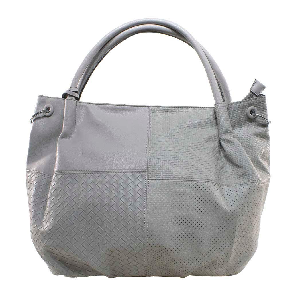 Cartera Patchwork Gris-0