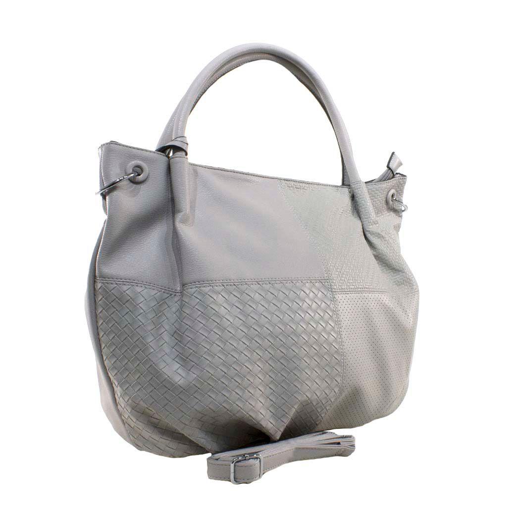 Cartera Patchwork Gris-1