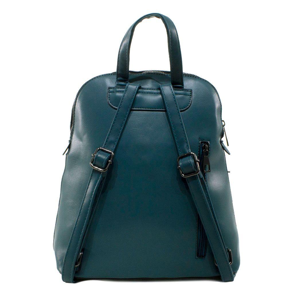 Mochila Bolsillo Acolchada Petroleo-2