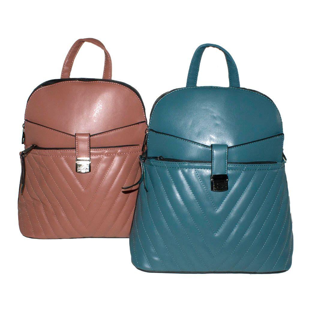 Mochila Bolsillo Acolchada Petroleo-5