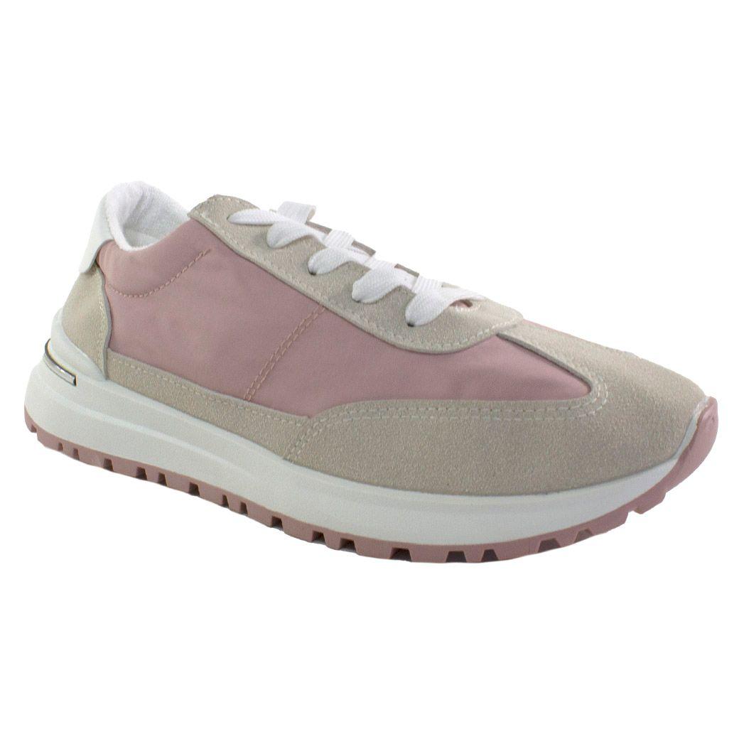 Zapatilla Tela Impermeable Rosado-0