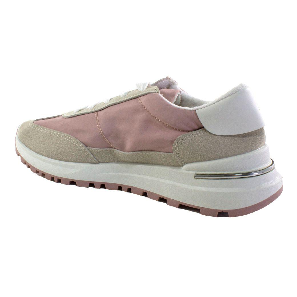 Zapatilla Tela Impermeable Rosado-2
