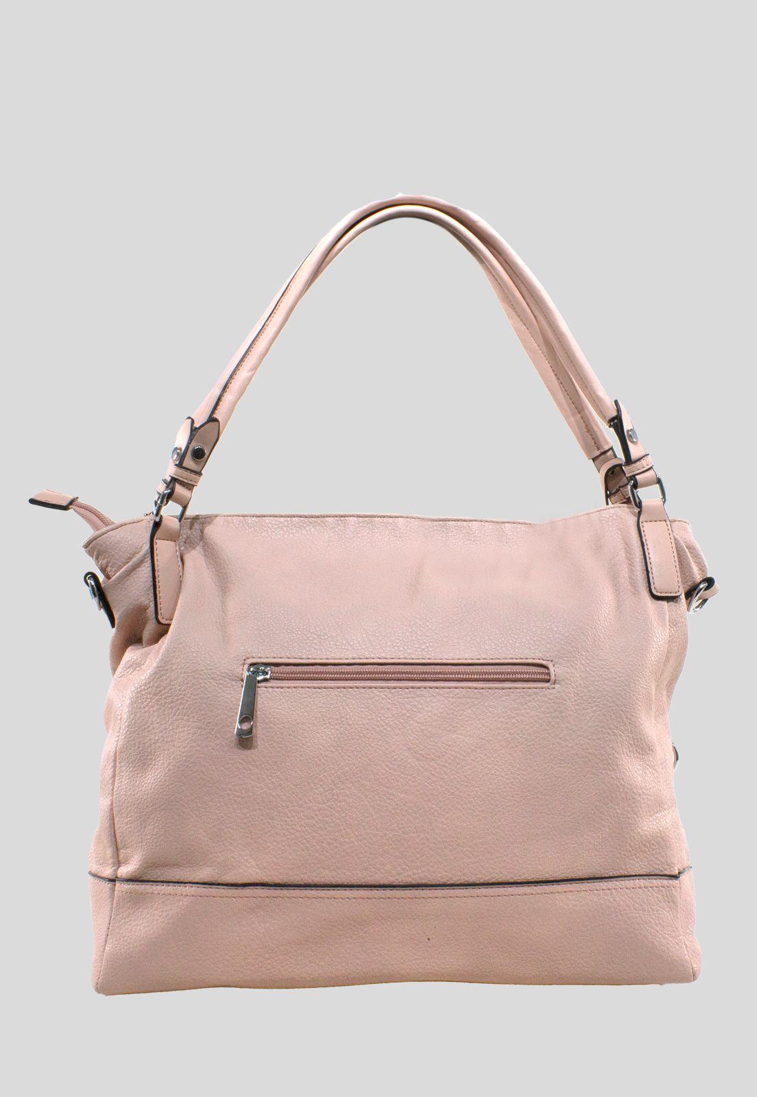 Cartera Con Tubo Forrado Rosado-2